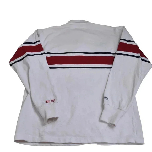 Barbarian Rugby Shirt England World in Union White Long Sleeve Athletic Size XXL - Picture 10 of 11